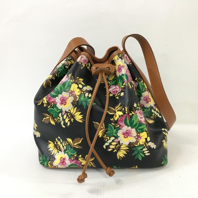 TEI【中古品】 KENZO 巾着ショルダーバッグ 花柄 収納袋付 ケンゾー レディースバッグ 〈188-231106-MA-21-TEI〉_画像2