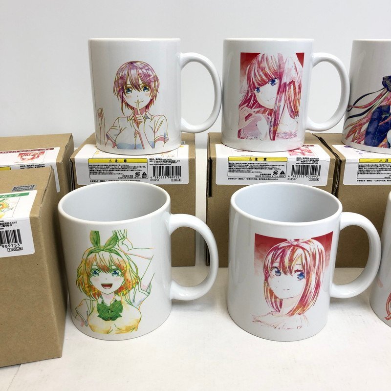 TOM【中古美品】 五等分の花嫁 マグカップ Ani-Art 8点 セット 　　 〈53-231111-HS-3-TOM〉_画像2