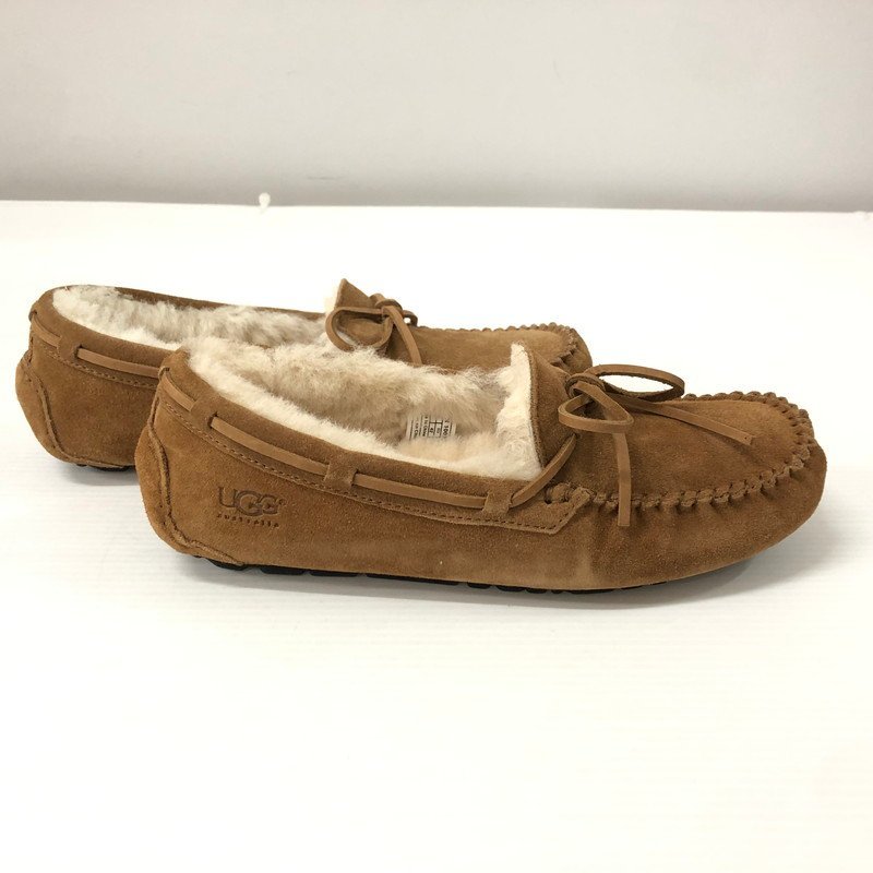 TEI[ б/у товар ] UGG 1003390 M OLSEN бежевый 27cm с коробкой UGG orusen мужской мокасины (164-231118-TK-1-TEI)