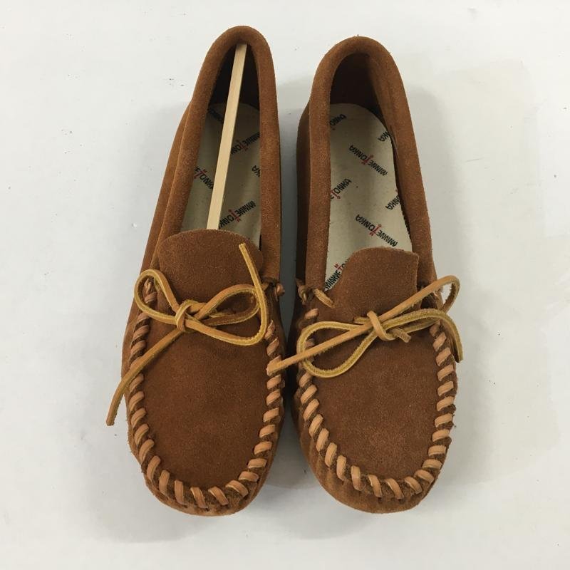 TEI【中古品】 MINNETONKA 703 ミネトンカ ブラウン 25.5cm 箱付 メンズ レディース モカシン スリッポン 〈165-231120-YO-24-TEI〉_画像2