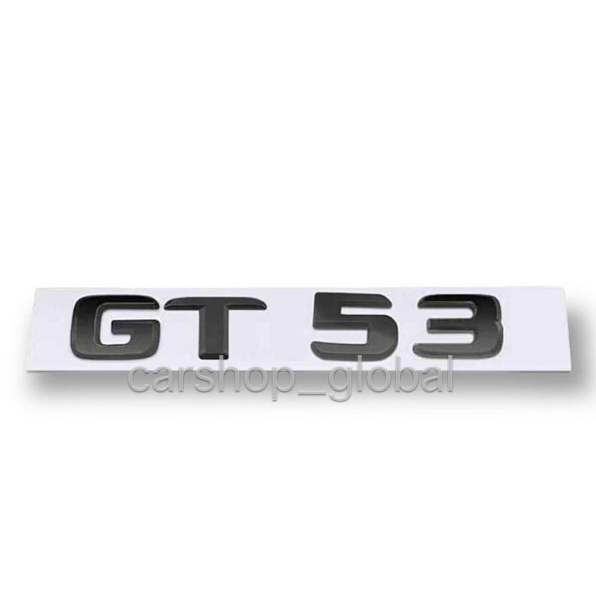 メルセデスベンツ AMG GT 4ドアクーペクラス GT53 リア トランクエンブレム シルバー ステッカー フラット文字タイプ X290 63s/53/43_画像3