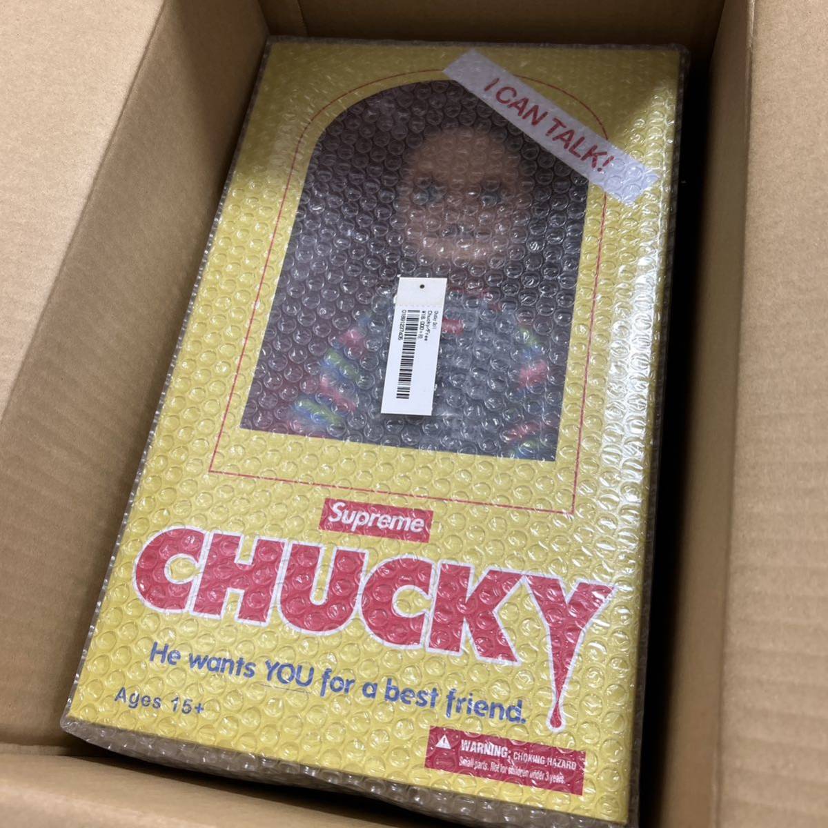  новый товар Supreme Supreme Chucky doll коричневый  ключ кукла фигурка мягкая игрушка кукла box logo box Logo 20AW 20FW 2020FW 2020AW