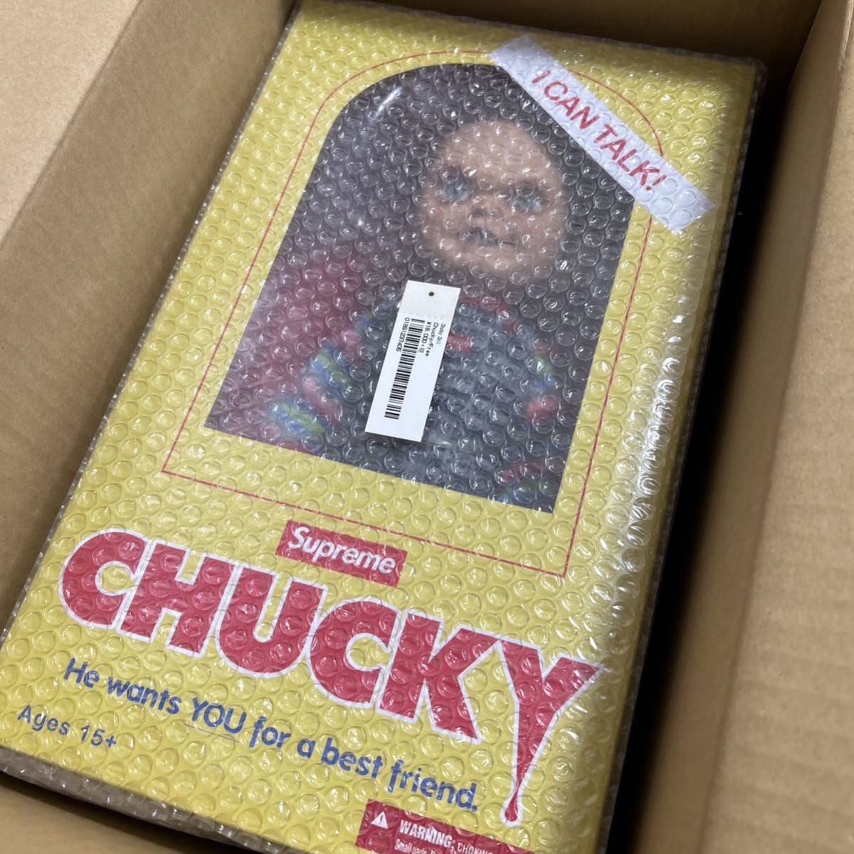 新品 レア Supremeシュプリーム Chucky doll チャッキー ドール フィギュア ぬいぐるみ 人形 box logo ボックスロゴ 20AW 20FW 2020FW