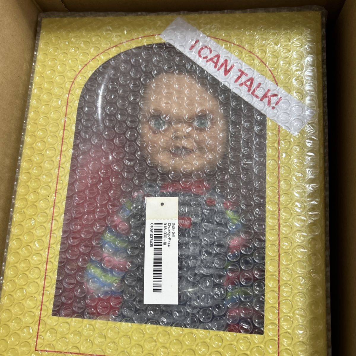 新品 レア Supremeシュプリーム Chucky doll チャッキー ドール フィギュア ぬいぐるみ 人形 box logo ボックスロゴ 20AW 20FW 2020FW
