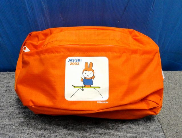 [YU389] Miffy JAS original SKI 2003 2WAY ACTIVE bag character goods ... body bag rucksack rare rare not for sale 