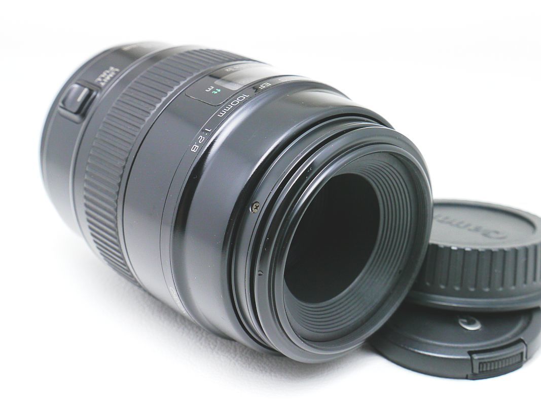 試写あり【実用良品】 Canon キャノン EF 100mm F2.8 MACRO 本格マクロ 35mm フルサイズ_画像2