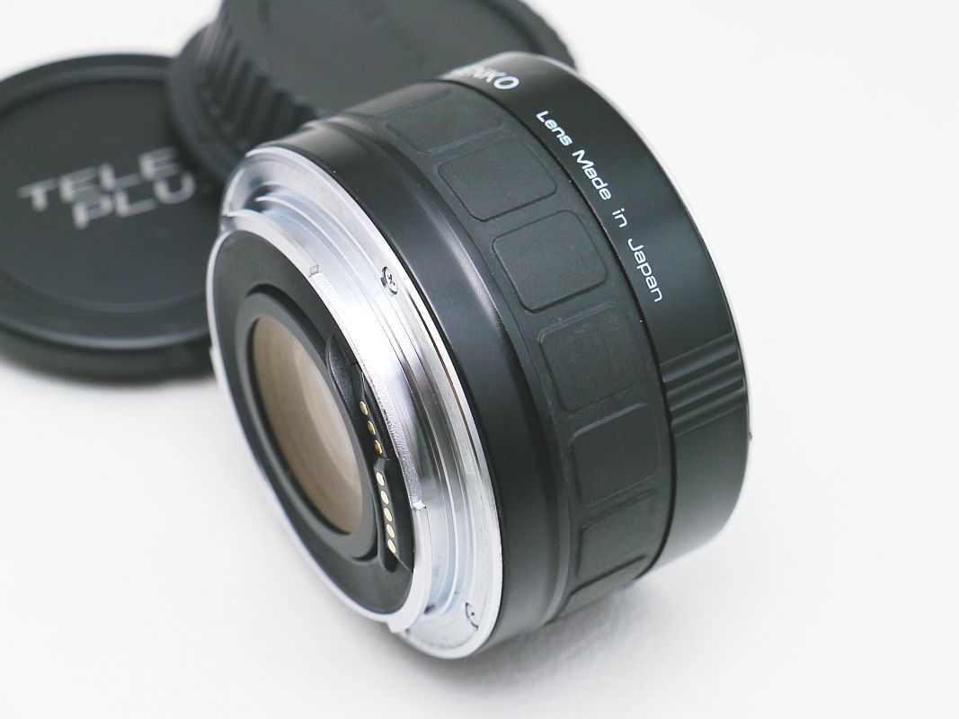 動作OK【現状品】ケンコー テレプラス C-AF TELEPLUS MC7 2x Canon EF用 キャップ付 テレコン KENKO キャノン フルサイズ_画像4