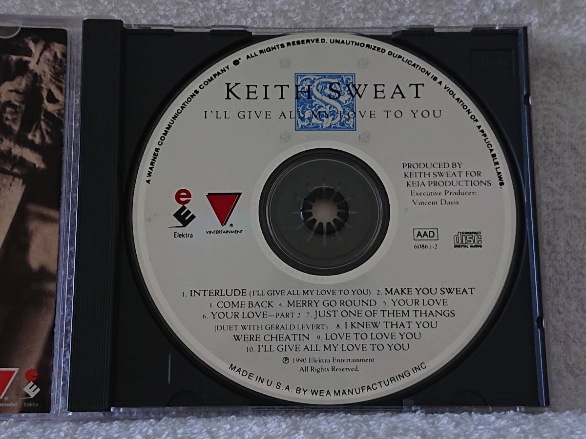 【中古輸入盤】KEITH SWEAT/I'LL GIVE ALL MY LOVE TO YOU　キース・スウェット_画像6