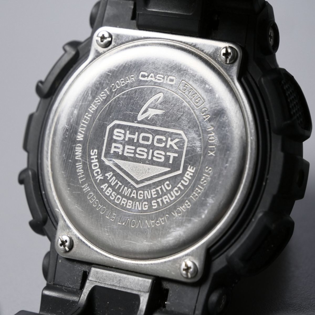 TG6600：CASIO/カシオ*G-SHOCK/ジーショック*GA-1100TX*ミストテクスチャー*アナログ&デジタルウォッチ*アナデジ*腕時計*稼働品_画像6