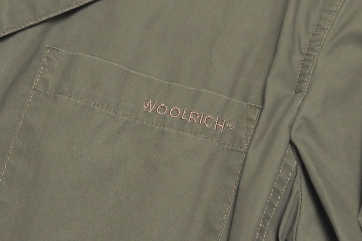 MF7648//*ウールリッチ/Woolrich*メンズL/コットン/2wayテーラードジャケット/ブルゾン/カーキ系_画像5