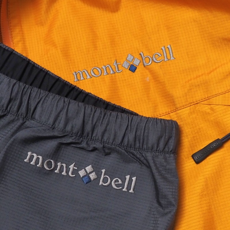 TG6385◇mont-bell/モンベル メンズL/S-L 上下セット ストームクルーザー ジャケット/1128256 ＋ レインダンサー パンツ/1128264_画像8