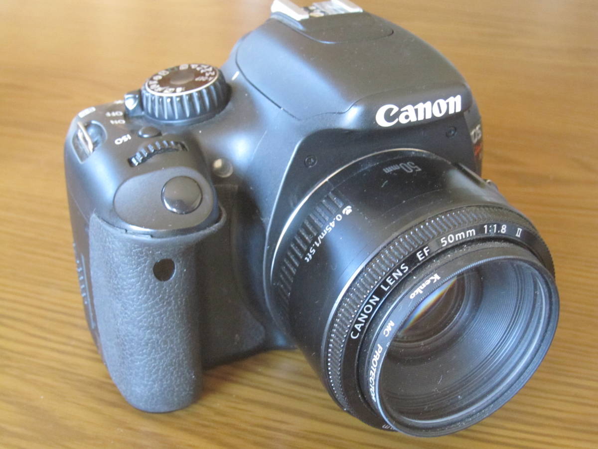 キャノン Canon EOS Kiss X４　EF50mm/1.8Ⅱ　EF35-135/4-5.6USM（難あり品）_画像3