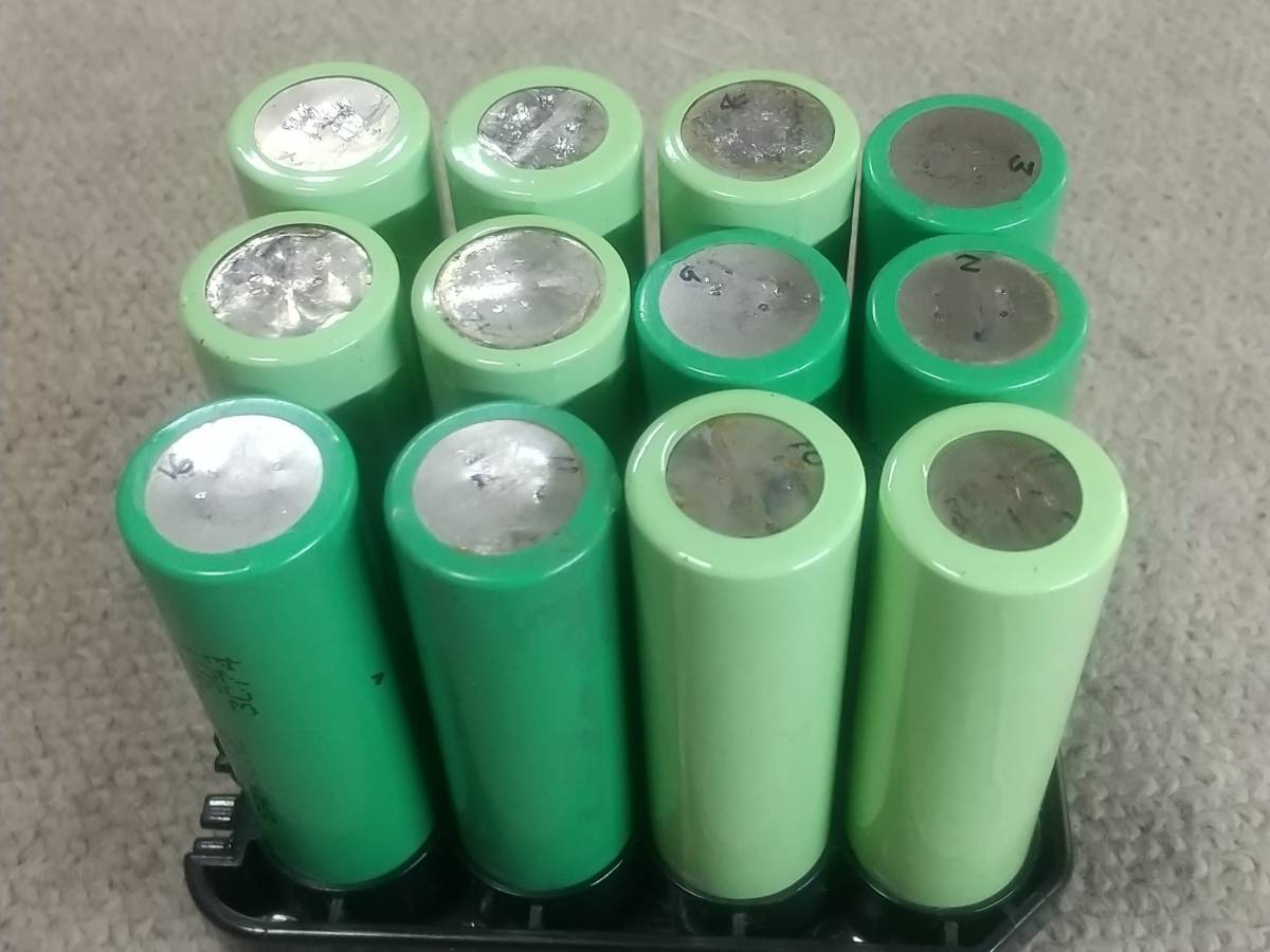 ■中古４本：Samsung ICR18650-22F充電池 : 1700mAh～ ■_画像3