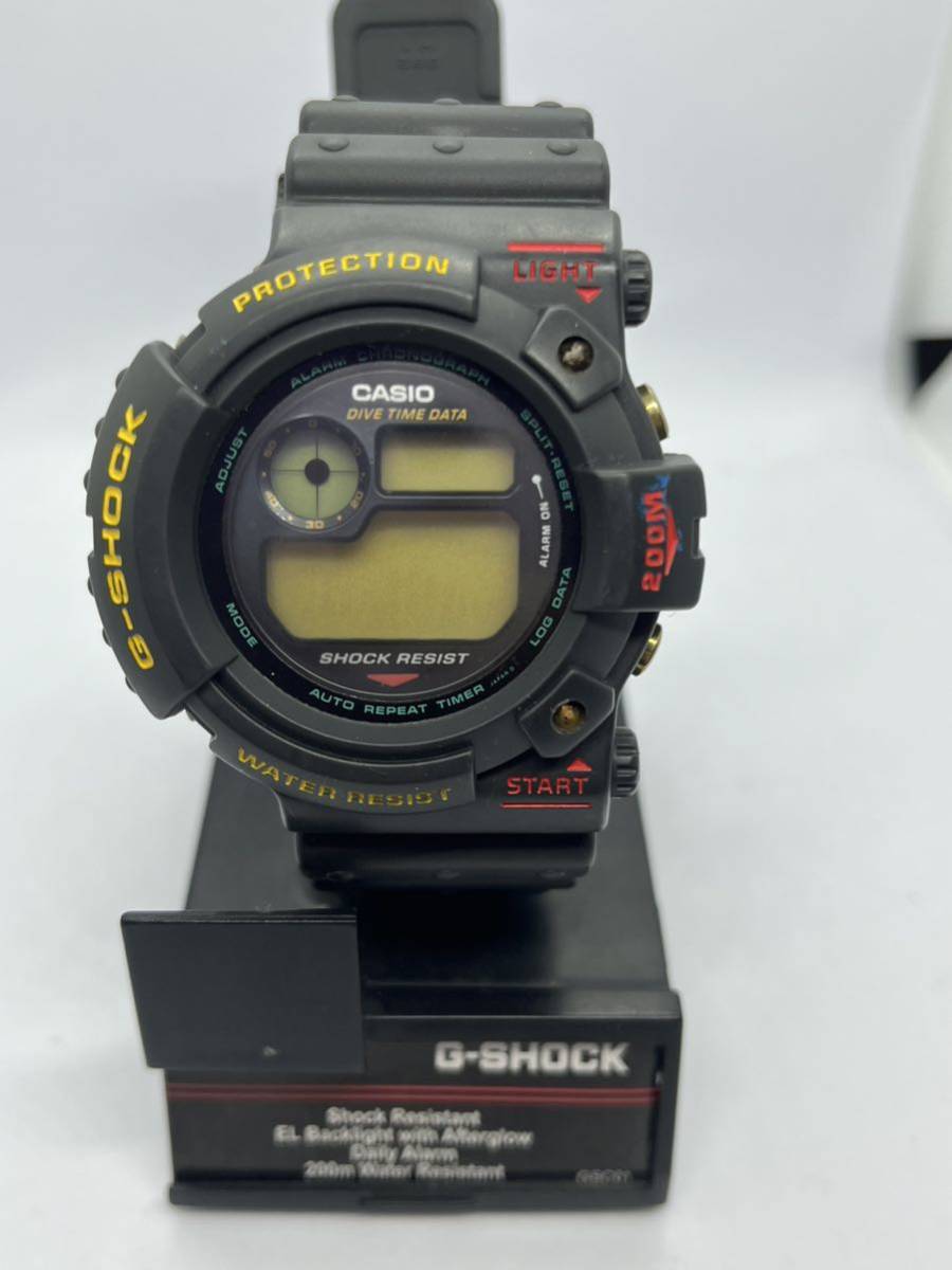 1円スタート 【中古】 CASIO 腕時計 G-SHOCK DW6300 フロッグマン