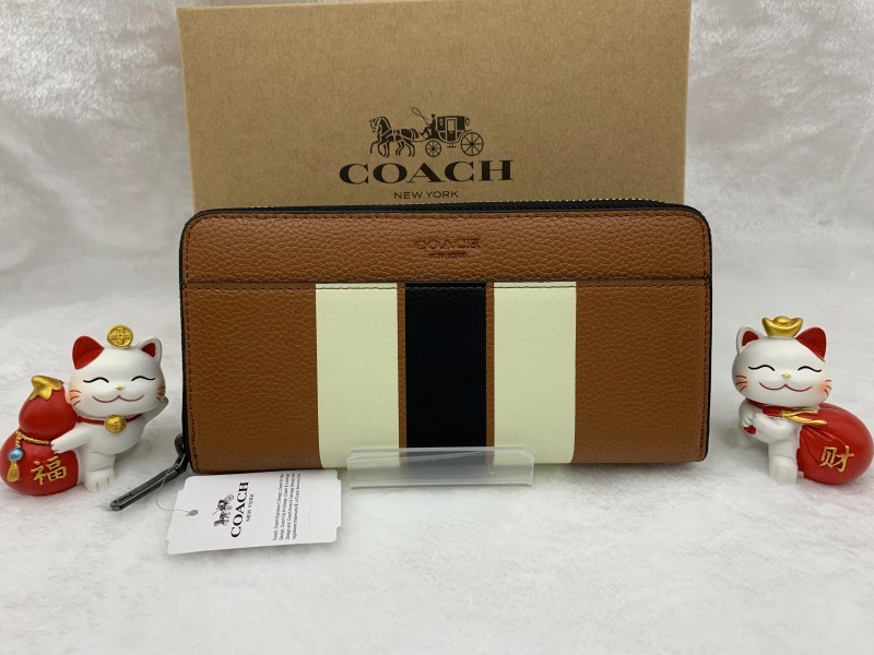 コーチ COACH 長財布 財布 プレゼント 贈り物 シグネチャー ロング ジップ 新品 未使用 ファッション F75395 C299_画像1