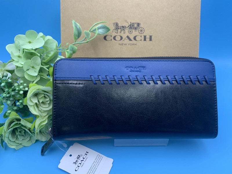 コーチ COACH 長財布 財布 メンズ プレゼント ロング ジップ 新品 未