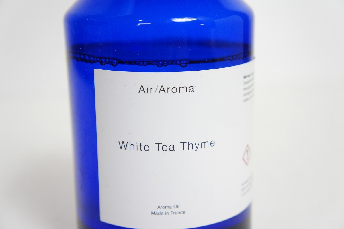 Air Aroma エアアロマ White Tea Thyme ホワイト ティー タイム Aroma Oil アロマ オイル 450ml 8/10 残量多め 1102N_画像4