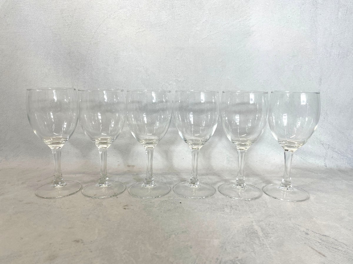 [ Fukuoka ] wine glass 6 piece set *W calibre 70 H165* model R exhibition goods *TS5533_Sm