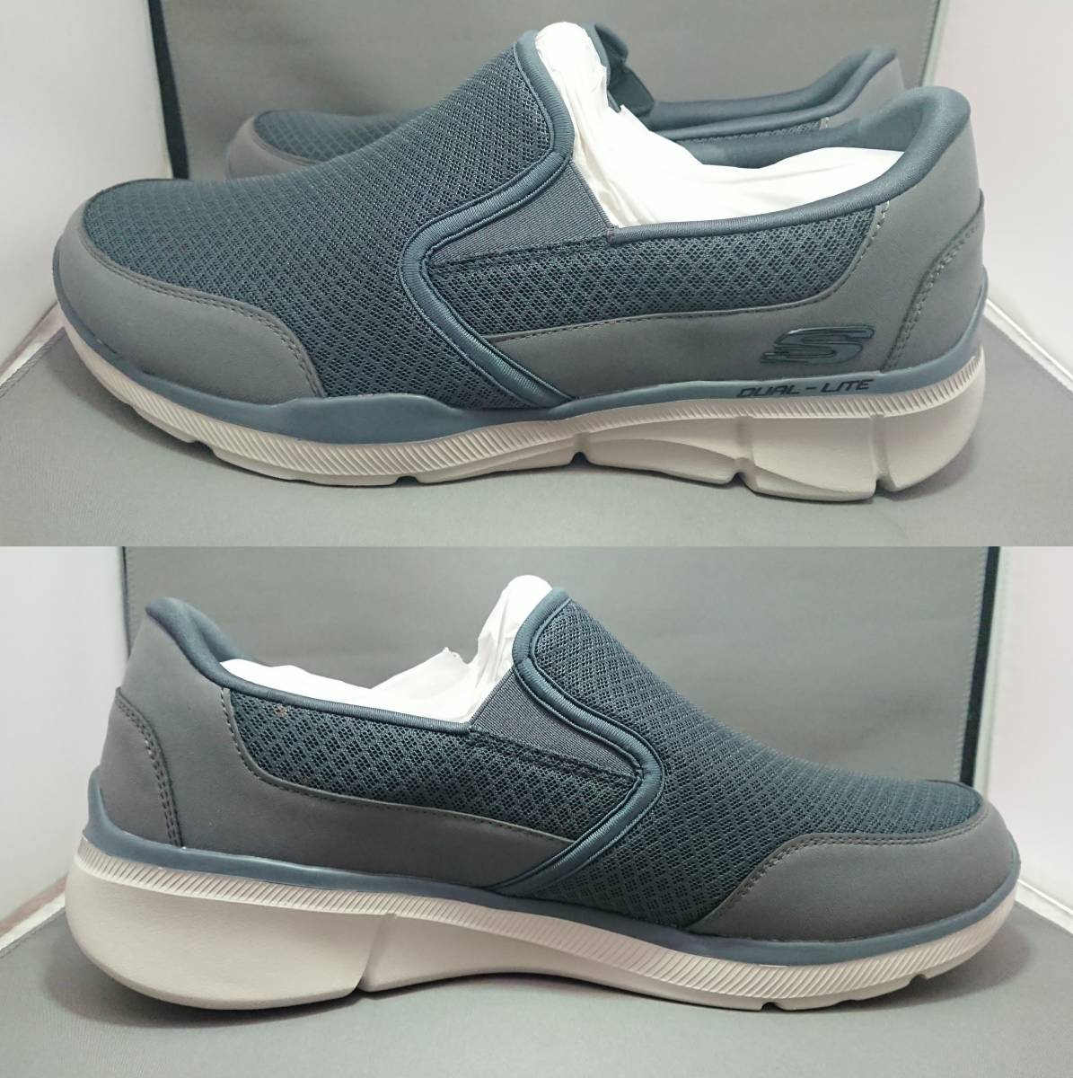 【未使用品】SKECHERS EQUALIZER 3.0 BlueGate チャコール 29.5cm スケッチャーズ イコライザー3.0 52984_画像3