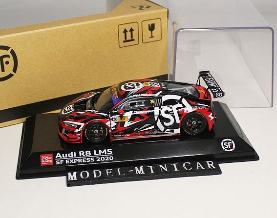 ▲Sold Out！限定品！TINY 1/43 アウディ AUDI R8 LMS SF Express 2020 POP RACE