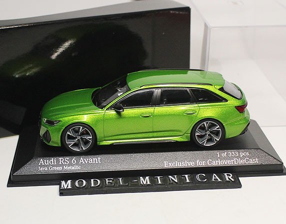 ▲最後！Green！世界限定！PMA 1/43 アウディ Audi RS6 AVANT C8 新品 MINICHAMPS