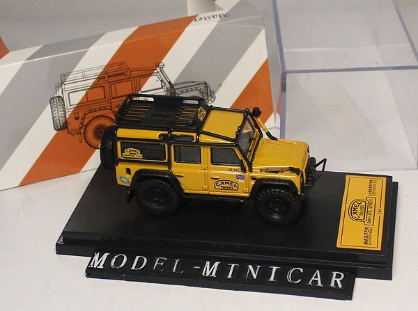 ▲Black Wheels！限定品！Camel Trophy！LAND ROVER 1/64 ランドローバー Defender 110 ディフェンダー 新品_画像4