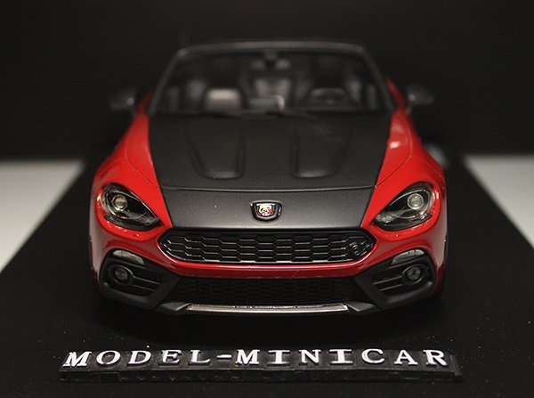 ▲超希少！TSM 1/18 FIAT フィアット Abarth 124 Spider TURINI 1975 赤 新品 TS0077 TOP SPEED_画像2