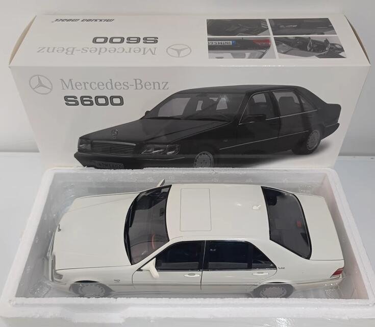 ▲ Mission Mooel 1/18 メルセデスベンツ BENZ S600 W140 S-CLASS 白_画像9