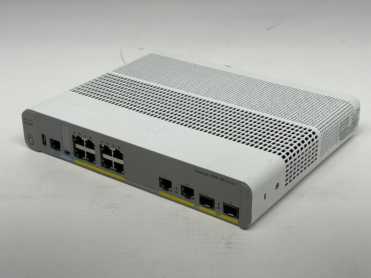 2022年最新入荷 ☆Cisco Catalyst Series☆WS-C3560CX-8TC-S☆初期化済