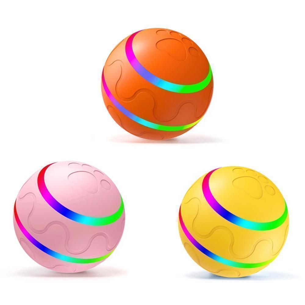  for pets electric moving ball pink remote control equipped diameter 8cm dog automatic ball 