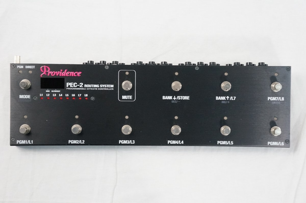 22◇【中古】PROVIDENCE/プロヴィデンス ループスイッチャー PEC-2 動作確認済 プロビデンス ギターエフェクター◇113N3/10b_画像2