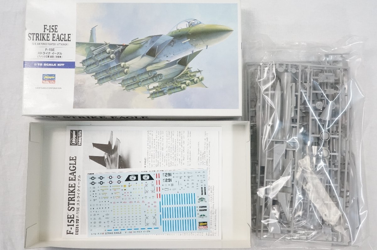 23☆【未組立/9点セット】プラモデル セット F-15EAGLE hasegawa F-14 TOMCATなど 飛行機・ヘリ☆943N8/3-66b_画像5