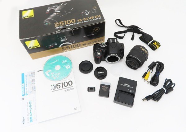 ◇【Nikon ニコン】D5100 18-55 VR レンズキット デジタル一眼カメラ_画像9