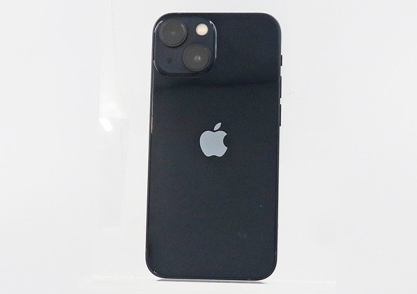 ◇【docomo/Apple】iPhone 13 mini 128GB SIMフリー MLJC3J/A スマートフォン ミッドナイト バッテリー最大容量90％以上_画像1