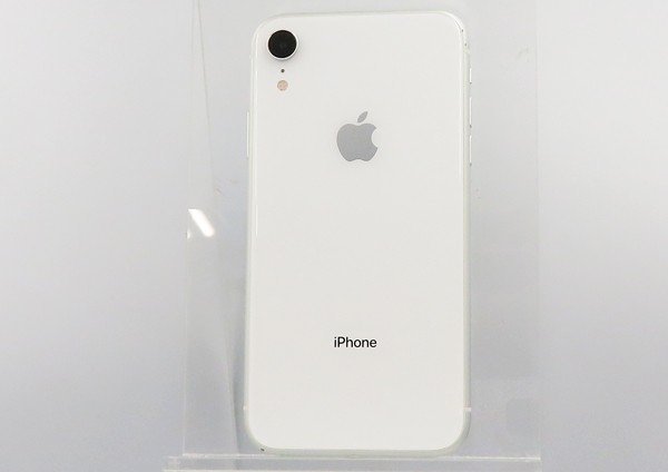 ◇【docomo/Apple】iPhone XR 64GB SIMロック解除済 MT032J/A スマートフォン ホワイト_画像1