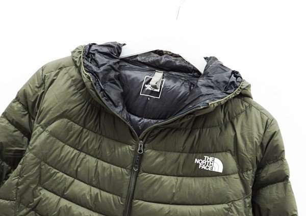 ◇【THE NORTH FACE ザ・ノース・フェイス】サンダー フーディ ダウンジャケット NYW82011 カーキ_画像3