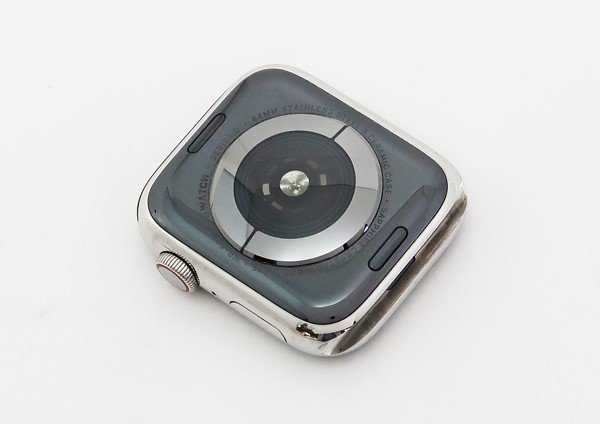 ◇【アップル】Apple Watch Series5 44mm GPS+Cellular ステンレススチール ホワイトスポーツバンド MWWF2J/A スマートウォッチ_画像2