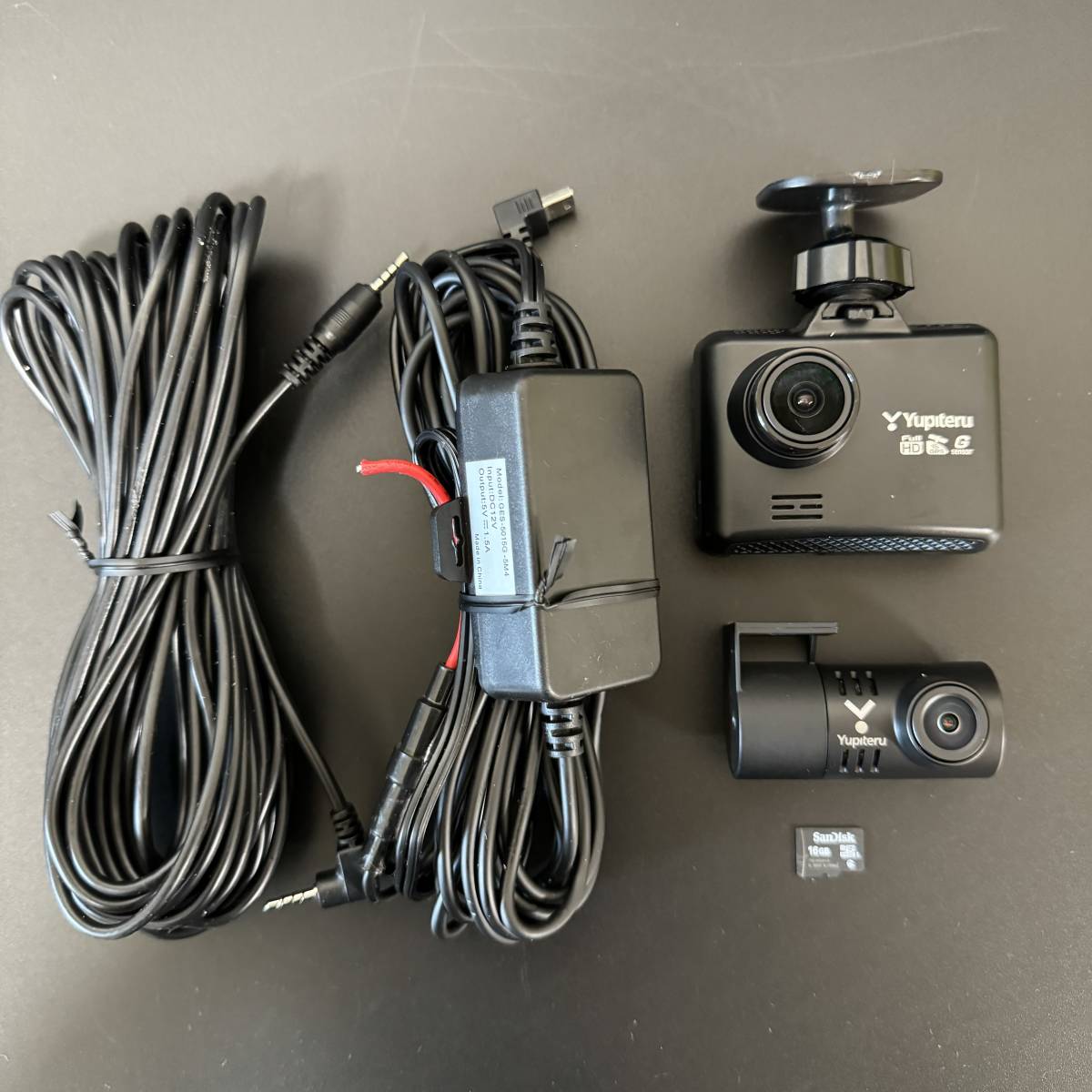DRY-TW75sd 良品 前後2カメラ ユピテル ドライブレコーダー SDカード 