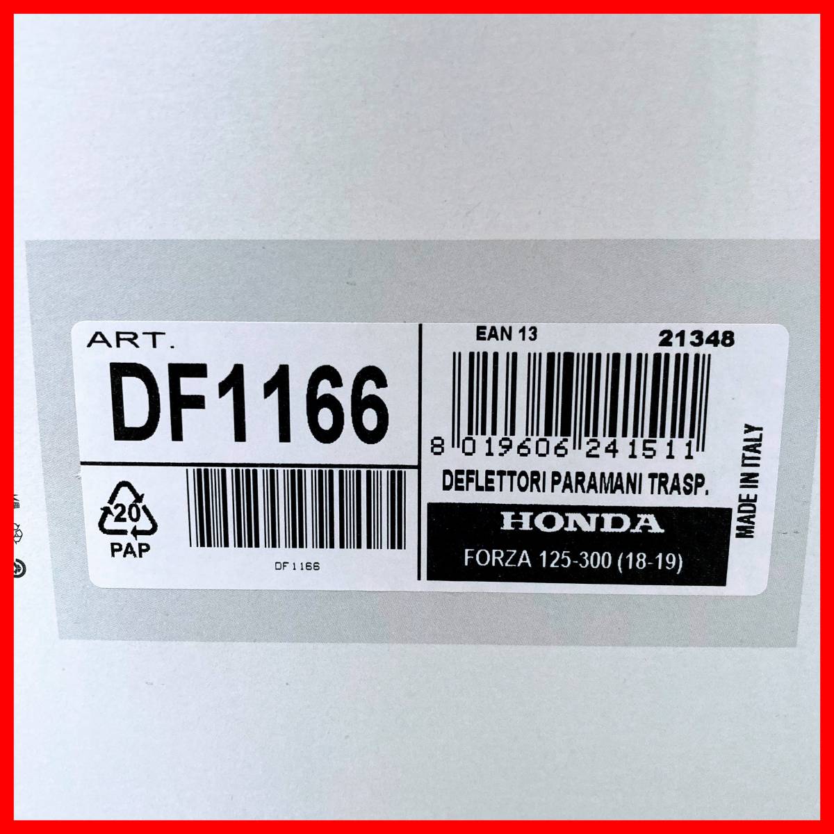 GIVI DF1166 ハンドガードディフレクター フォルツァ FORZA 250(MF13