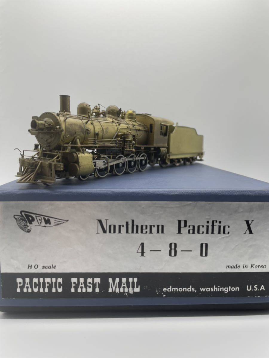 HO PFM SAMHONGSA NP NORTHERN PACIFIC X 4-8-0 - UNPAINTED_画像1