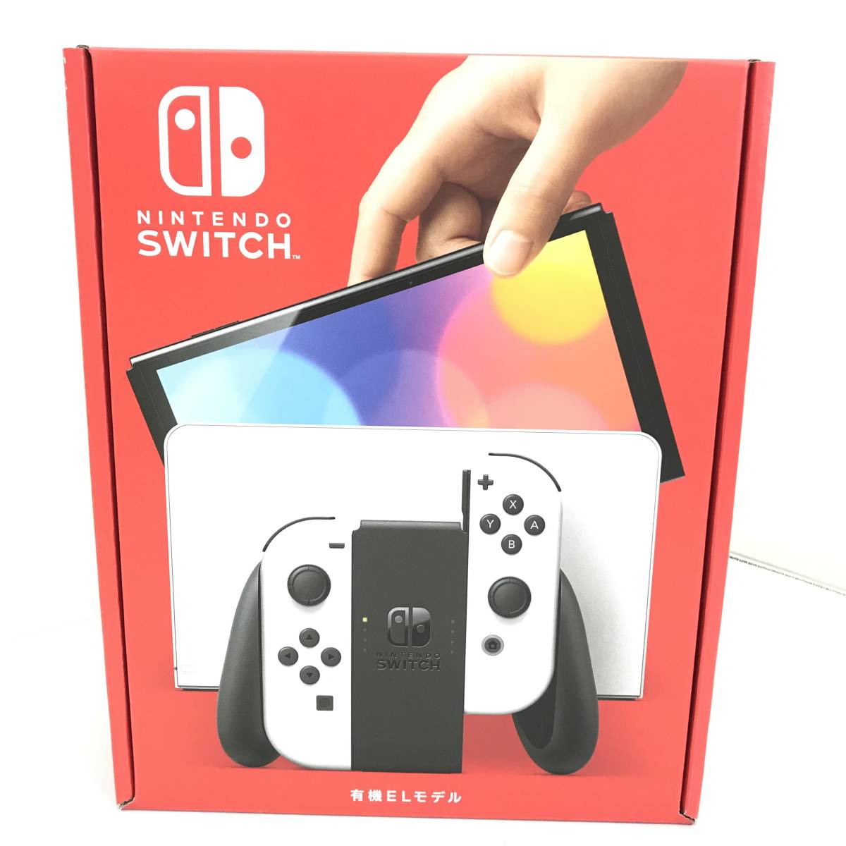 □未使用品【NintendoSwitch本体/有機ELモデル/ホワイト】お買い上げ