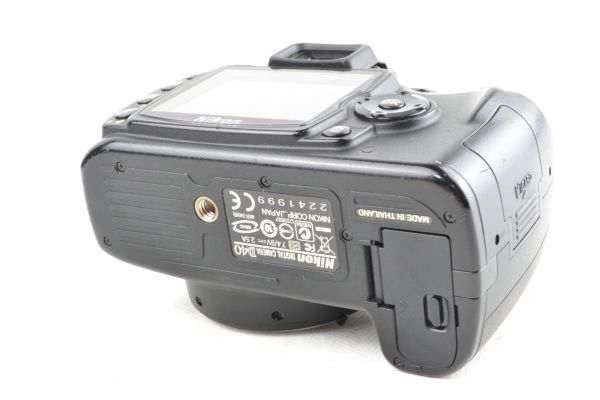 ★実用美品★NIKON ニコン D40 ボディ シャッター回数30492★♯12851_画像2