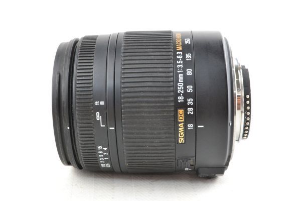 ★実用品★SIGMA シグマ ZOOM 18-250mm F3.5-6.3 DC MACRO OS HSM ニコン用★♯12872の画像2