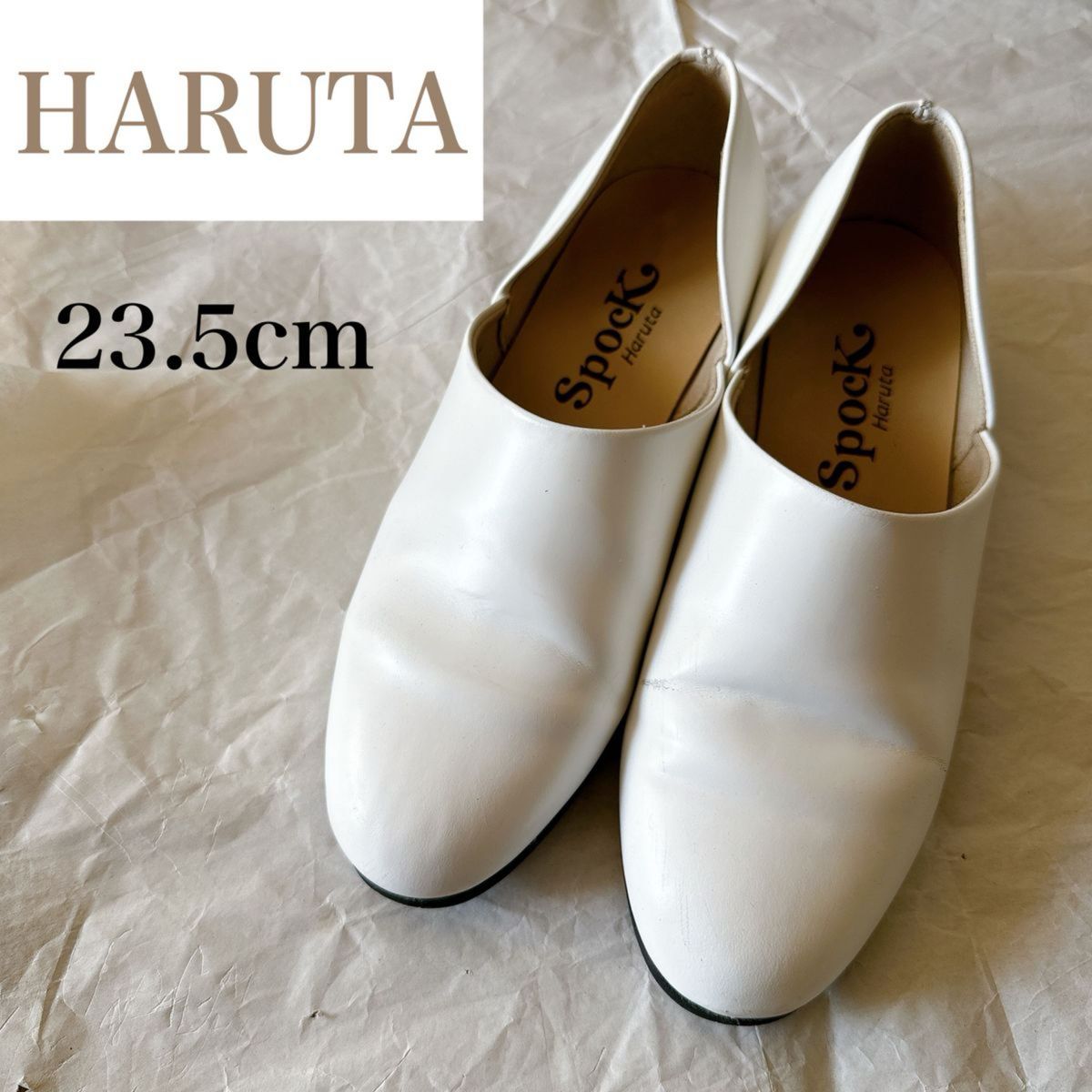 ハルタ Haruta Spock スポックシューズ 白 ホワイト23 5 EE ハルタ Haruta Spock スポックシューズ 白 ホワイト23 5 EE