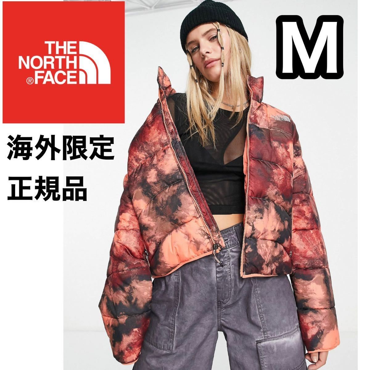 無料 the north face ノースフェイス レディース アウター ダウンジャケット コート ジャンパー M タイダイ 総柄 海外限定 正規 NUPTSE