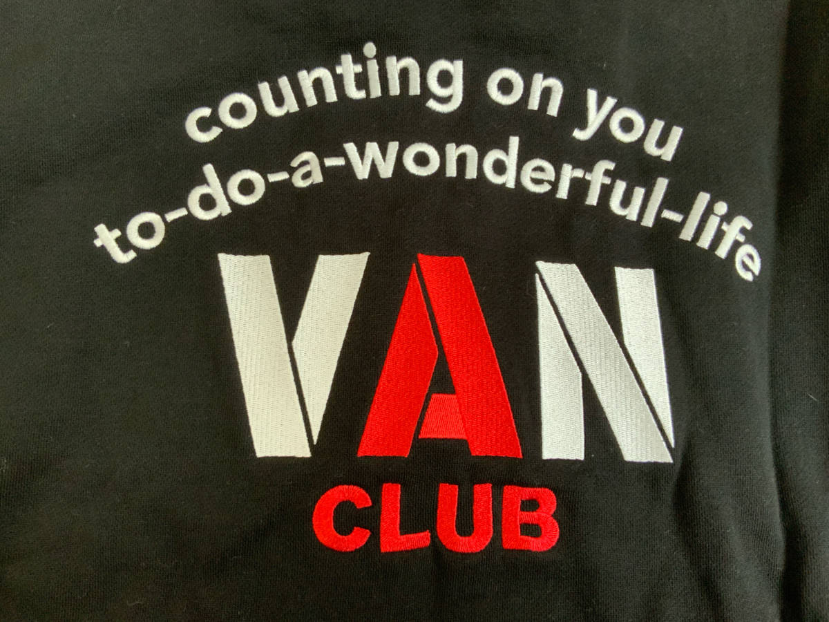 新品タグ付き VAN CLUB ヴァンクラブ 背面アーチロゴ刺繍 トラック