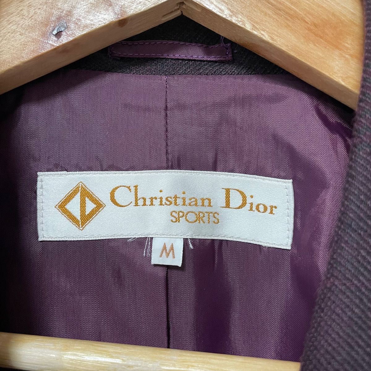 Christian Dior sports ディオールチェックウール混ジャケット