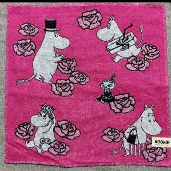 ６枚 新品 MOOMIN ムーミン 大判 ガーゼ ハンカチ