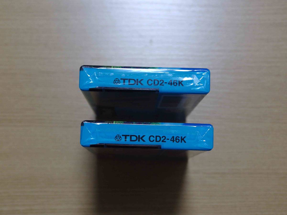 TDK CD2-46K CDing-2 46 ハイポジション 46分テープ 二本セット 日本製 ～未使用品_画像4