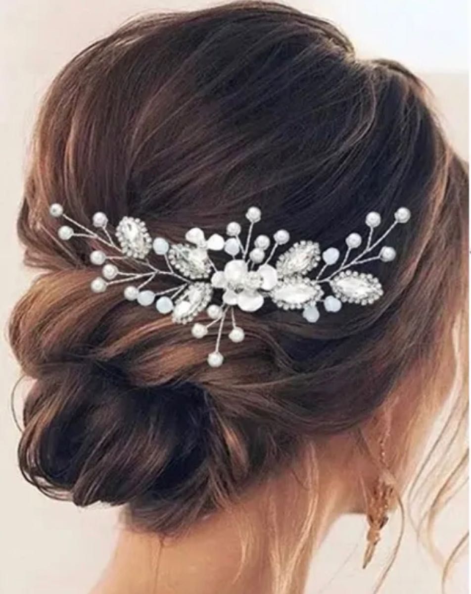ヘアアクセサリー 髪飾り お花 かんざし 成人式 結婚式 パーティ ヘアコーム かんざし  和装小物 